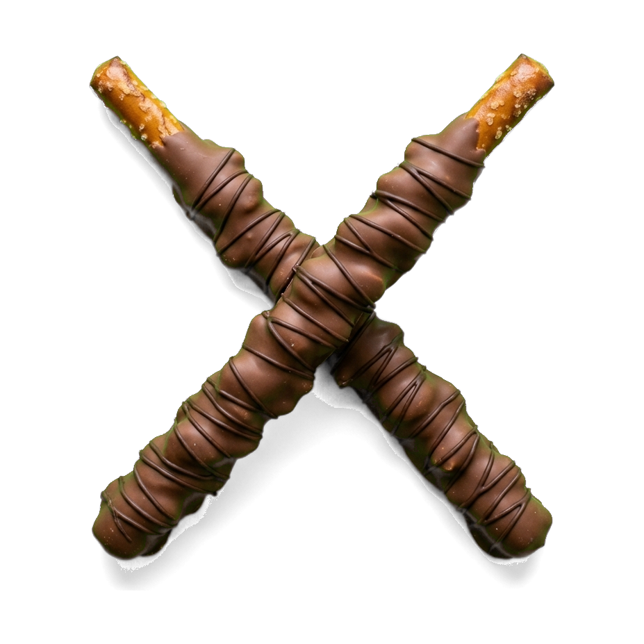 Caramel Wrapped Pretzels